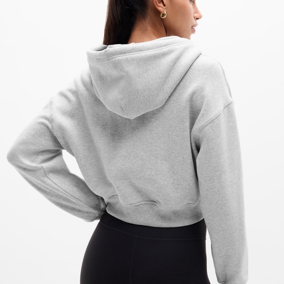 ATHLETA Forever Fleece Crop Full Zip — XL - Picture 8 of 8